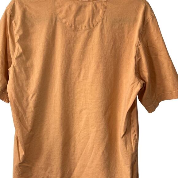 GREG NORMAN Men's Shark Chest Pocket Peach Soft Cotton Short Sleeve T-Shirt Sz M - Picture 3 of 6